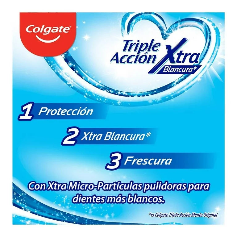 Pasta de Dientes Colgate Triple Acción Xtra Blancura 50ml