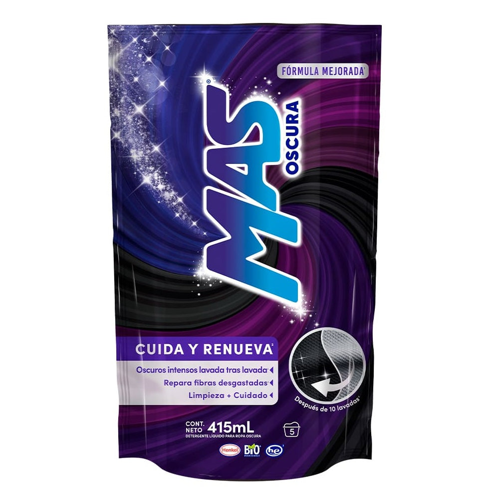 Detergente Líquido Más Oscura 415ml