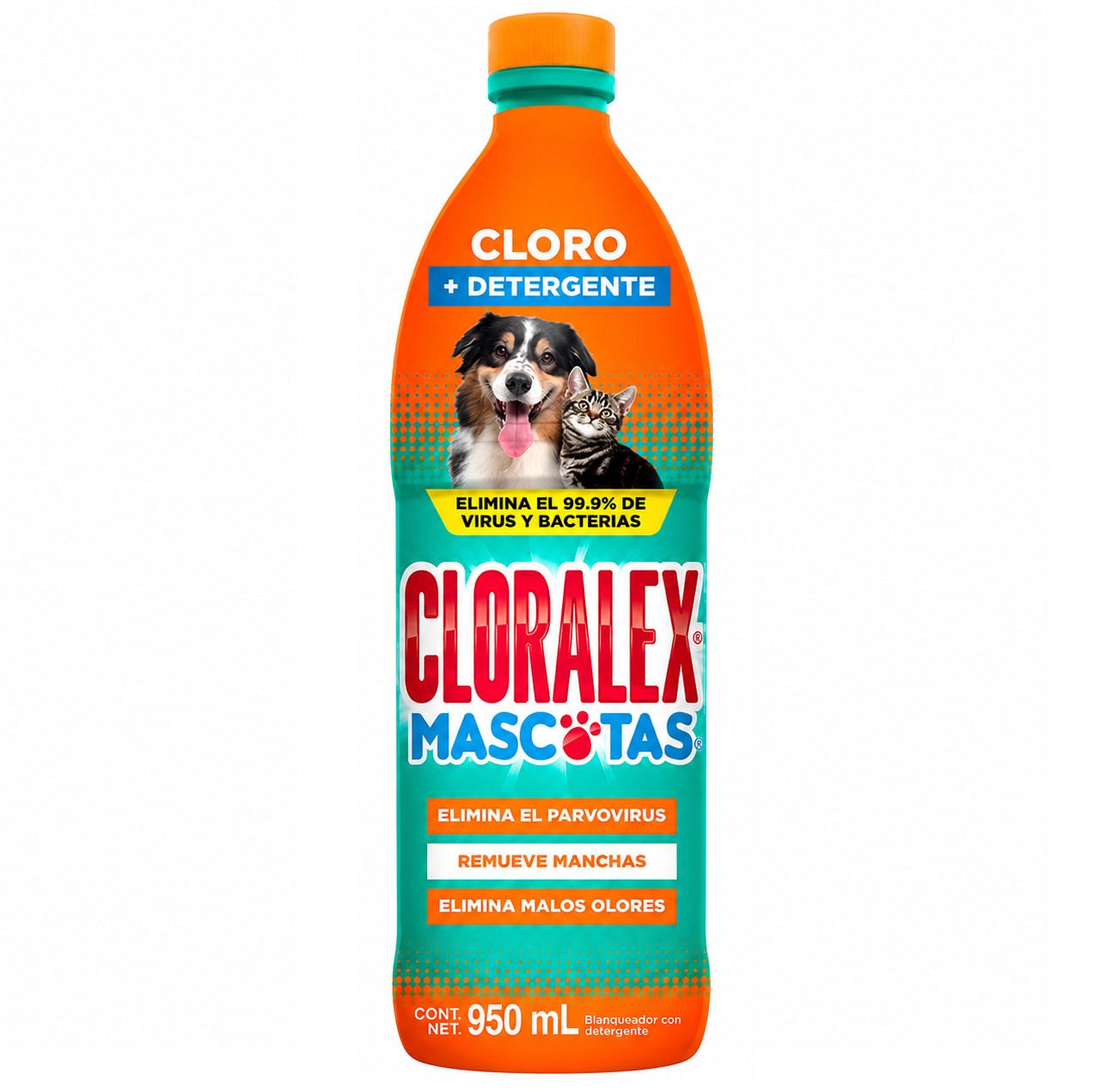 Limpiador Desinfectante Cloralex Mascotas 950ml
