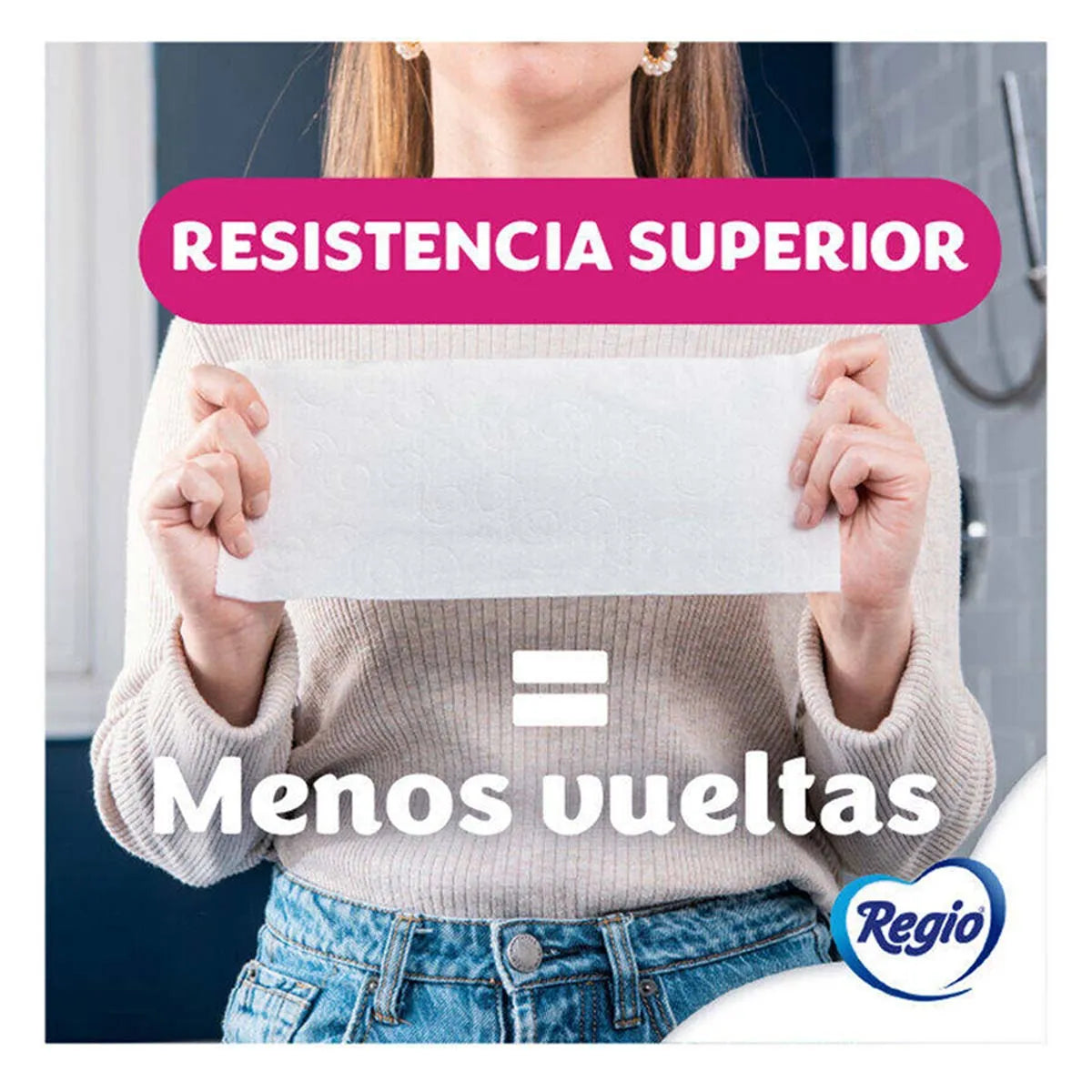 Papel Higiénico Regio Luxury Almond Touch Hojas Dobles 4 pzs