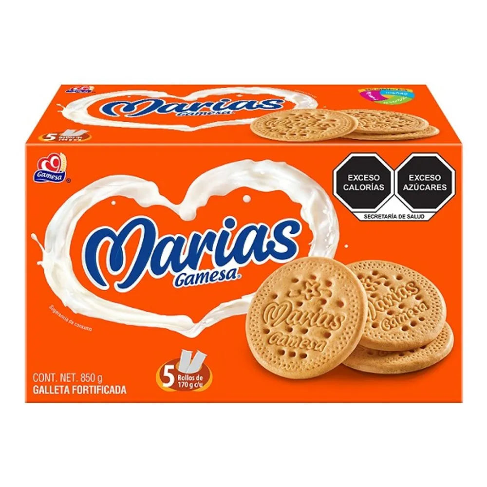 Galletas Marías Gamesa 5 pzs × 170g
