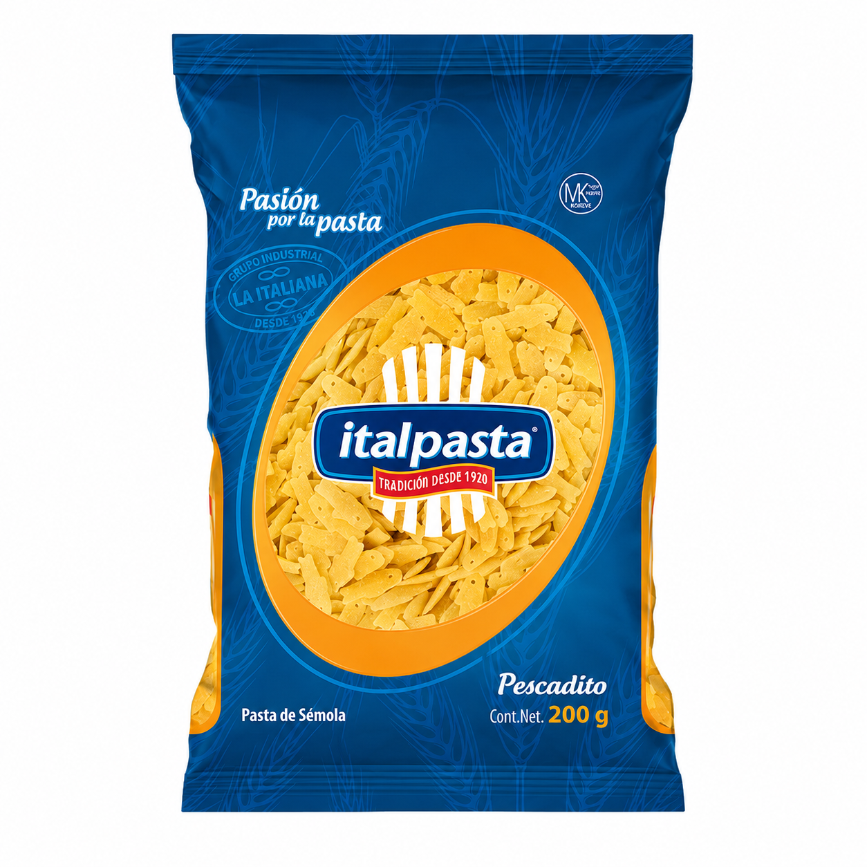 Pasta de Sémola Italpasta Pescadito 200g