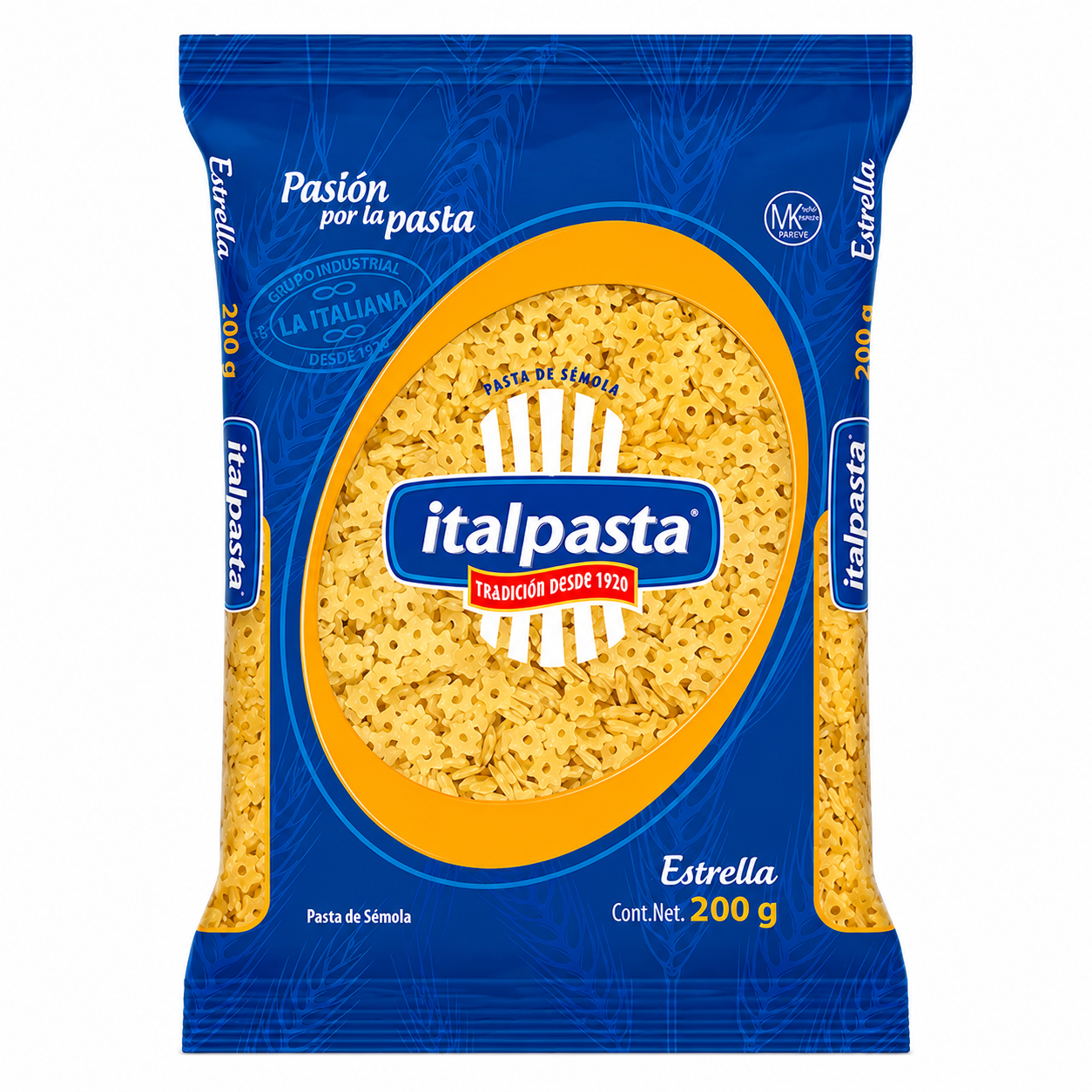 Pasta de Sémola Italpasta Estrella 200g