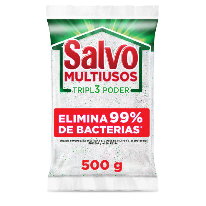 Detergente en Polvo Salvo Multiusos 500g