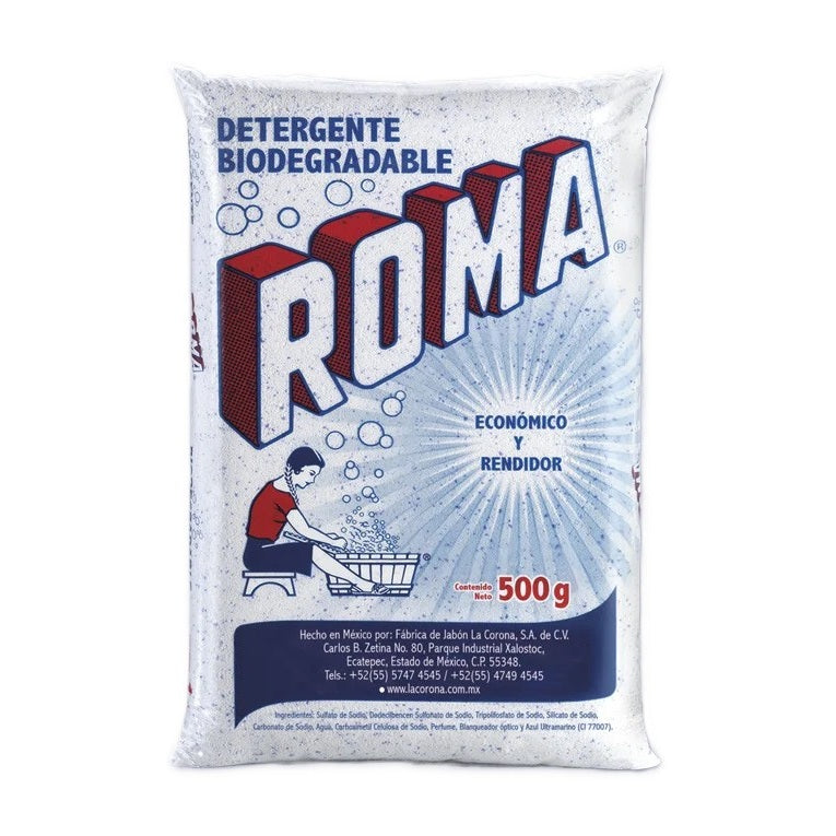 Detergente en Polvo Biodegradable Roma 500g