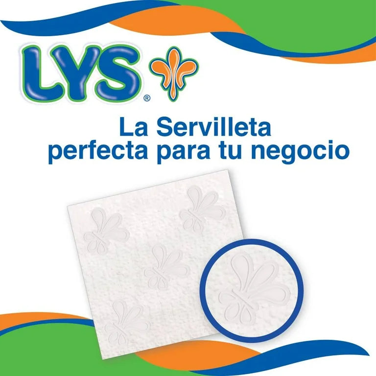 Servilleta LYS Hoja Sencilla 500 pzs