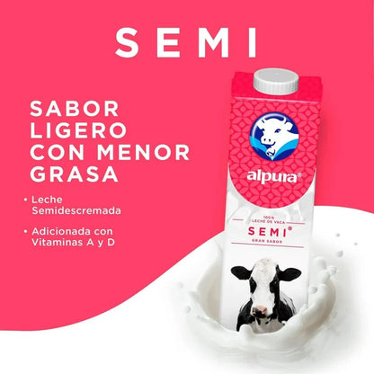 Leche Alpura Semi 1L