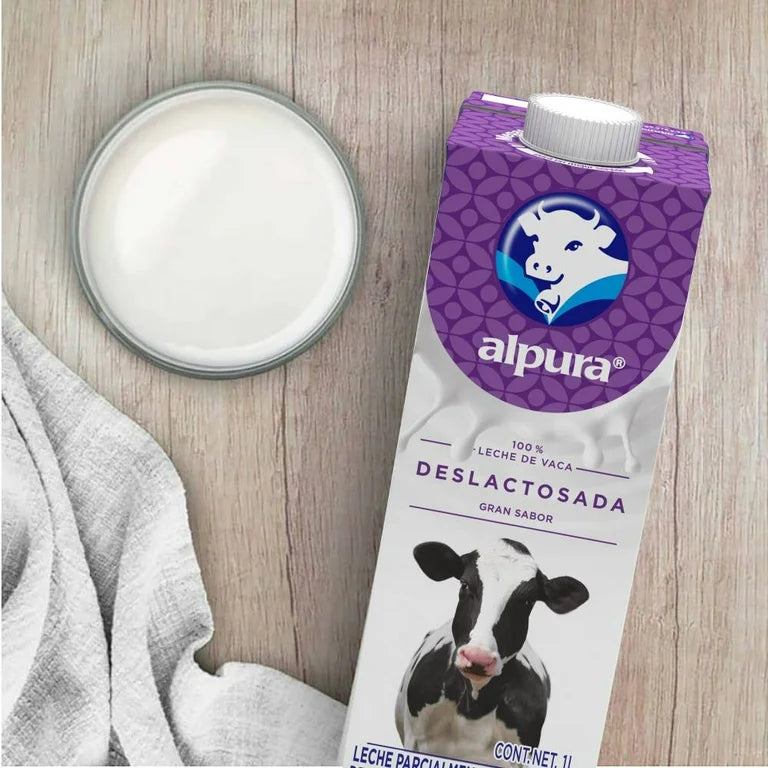 Leche Alpura Deslactosada 1L