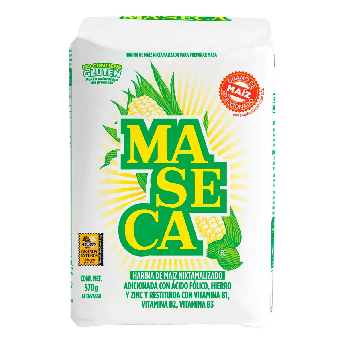 Harina De Maí­z Maseca Para Masa 1 Kg