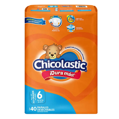 Pañales Chicolastic Etapa 6 Talla XX-Grande 40 pzs