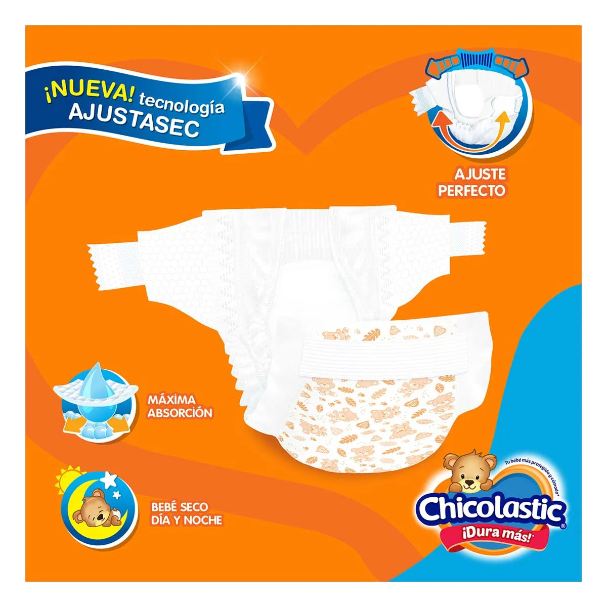 Pañales Chicolastic Etapa 6 Talla XX-Grande 40 pzs