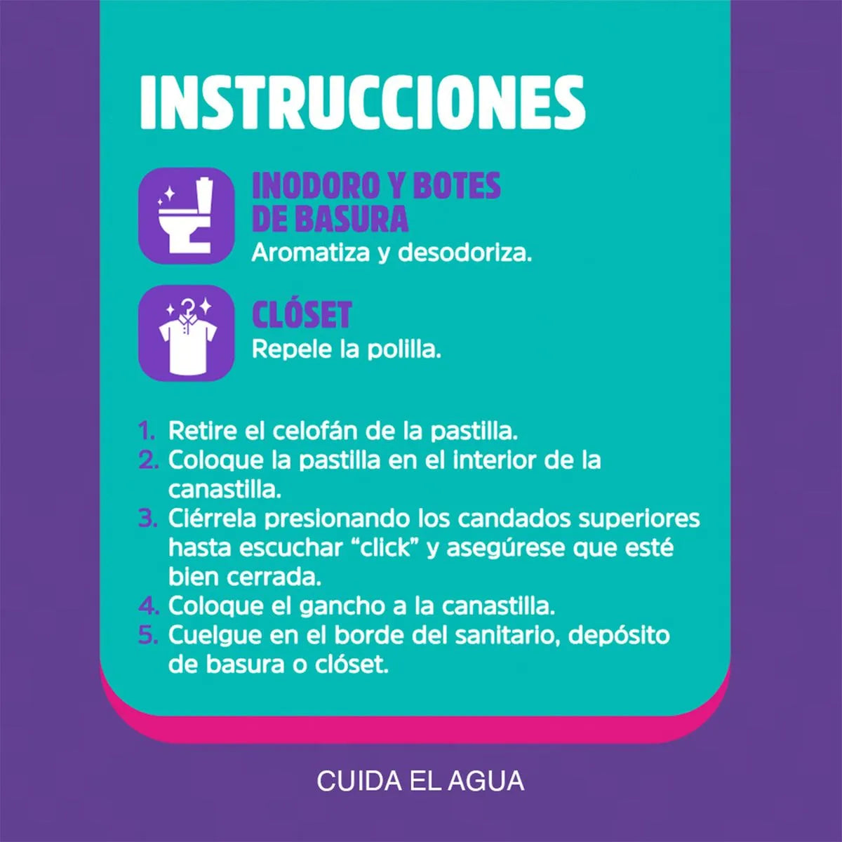 Pastilla Sanitaria Flash Lavanda 1 pz