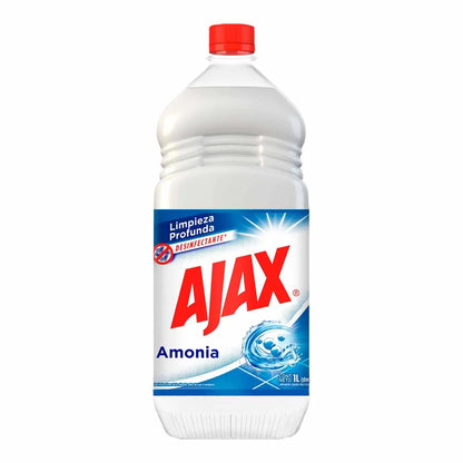 Limpiador Multiusos Líquido Ajax Amonia 1L