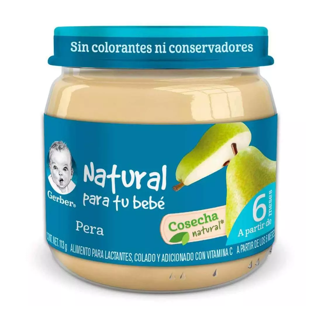 Papilla Gerber Cosecha Natural Pera 100g