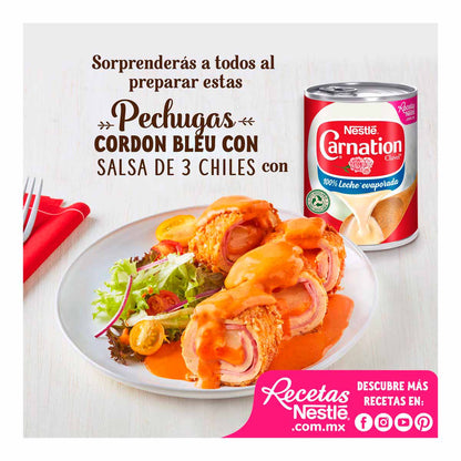 Leche Evaporada Nestlé Carnation Clavel Original Lata 360g