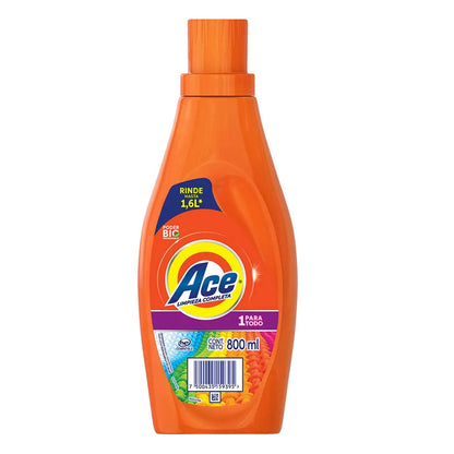 Botella de Detergente Líquido Ace 800ml