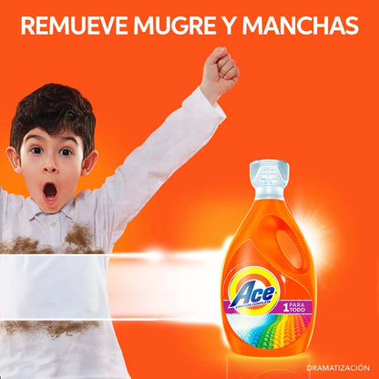 Botella de Detergente Líquido Ace 800ml