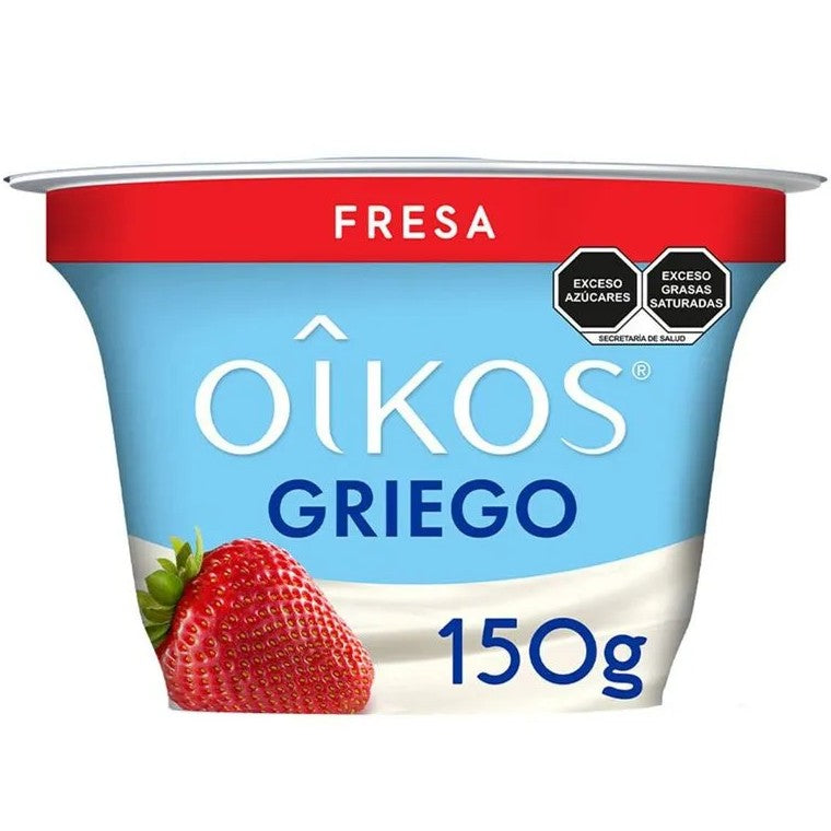 Yogurt Griego Oikos Con Fresa 125g