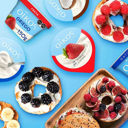 Yogurt Griego Oikos Con Fresa 125g