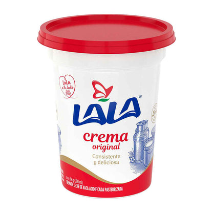 Crema Ácida Lala Entera Original 196ml