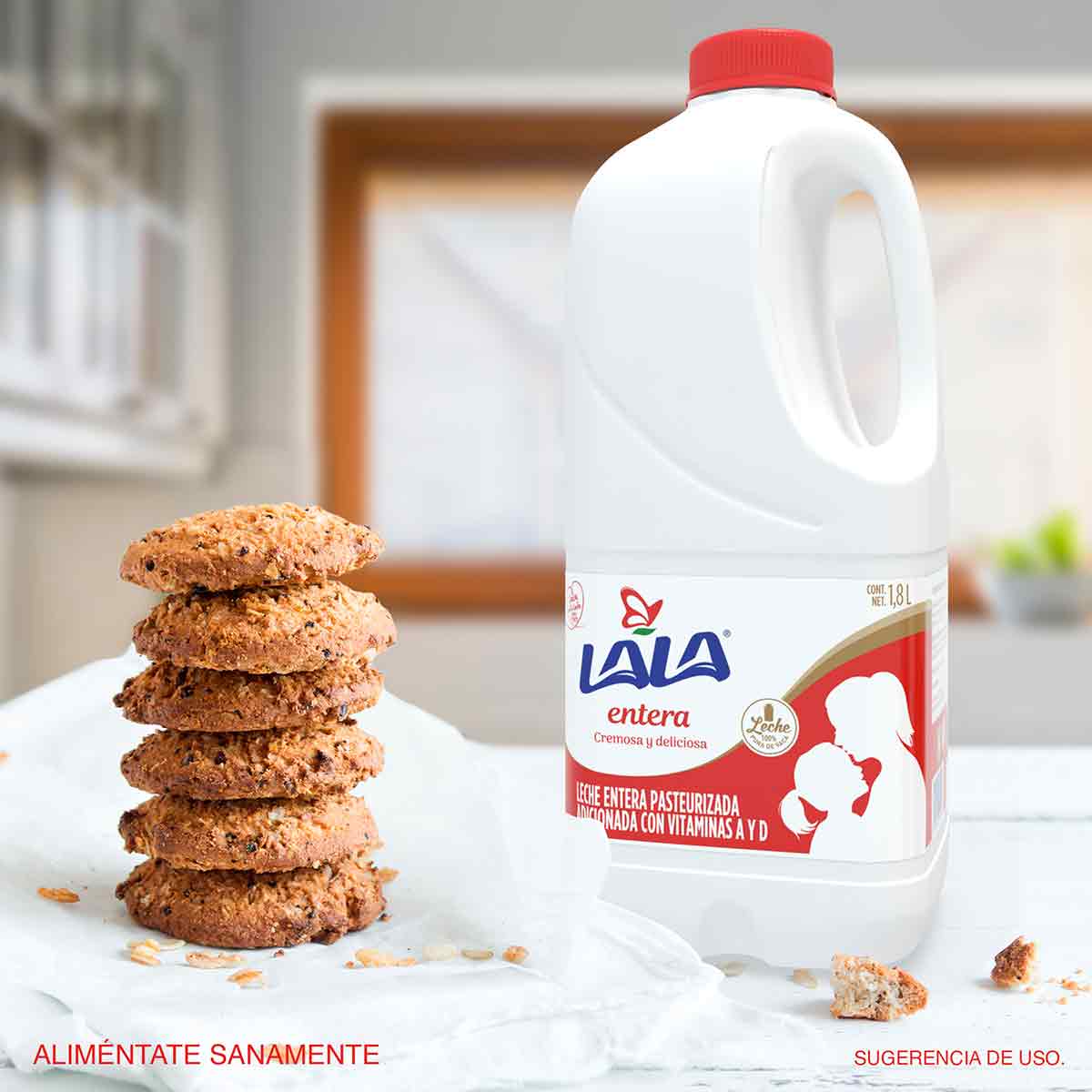 Leche Fresca Lala Entera 1.8L