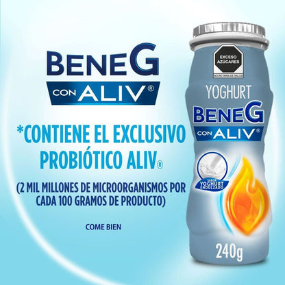Yogurt BeneG con Aliv Bebible 240g