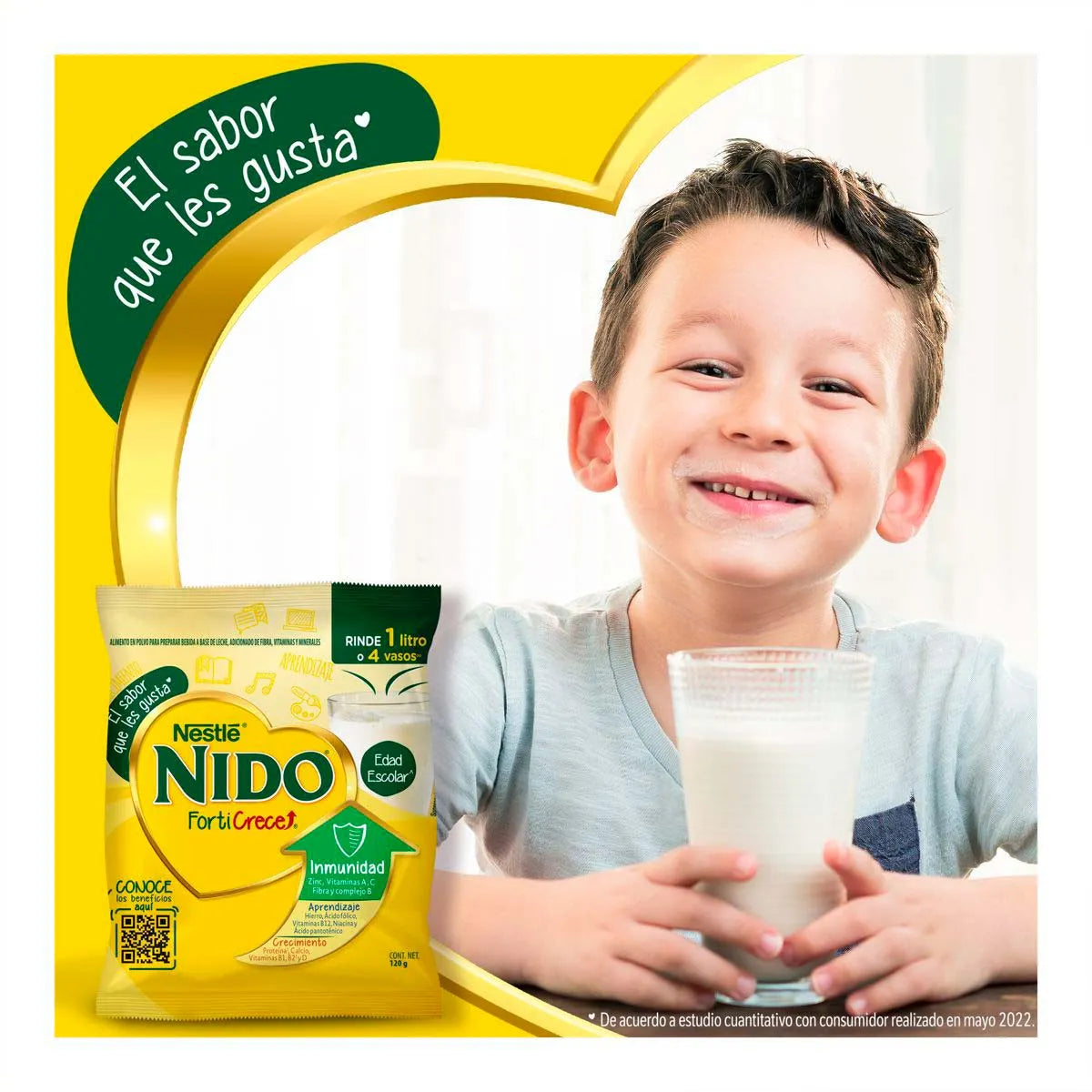 Alimento Nido Forticrece Sobre 120g