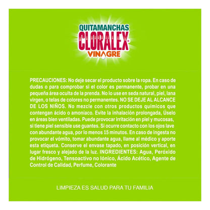 Cloralex Quitamanchas Vinagre Sin Cloro 950ml