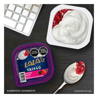 Yogurt Batido Lala Griego Frutos Rojos 120g