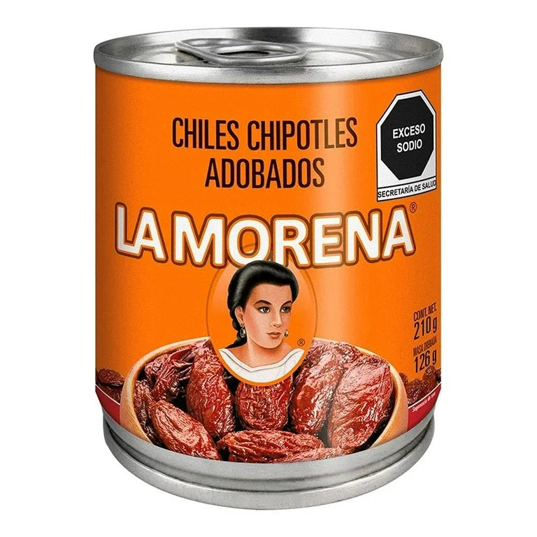 Chiles Chipotles Adobados La Morena 210g