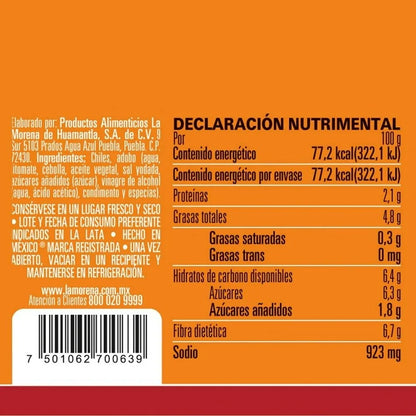 Chiles Chipotles Adobados 100g