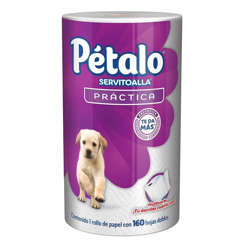 Toalla de Papel Pétalo Servitoalla Multicorte 160 hojas