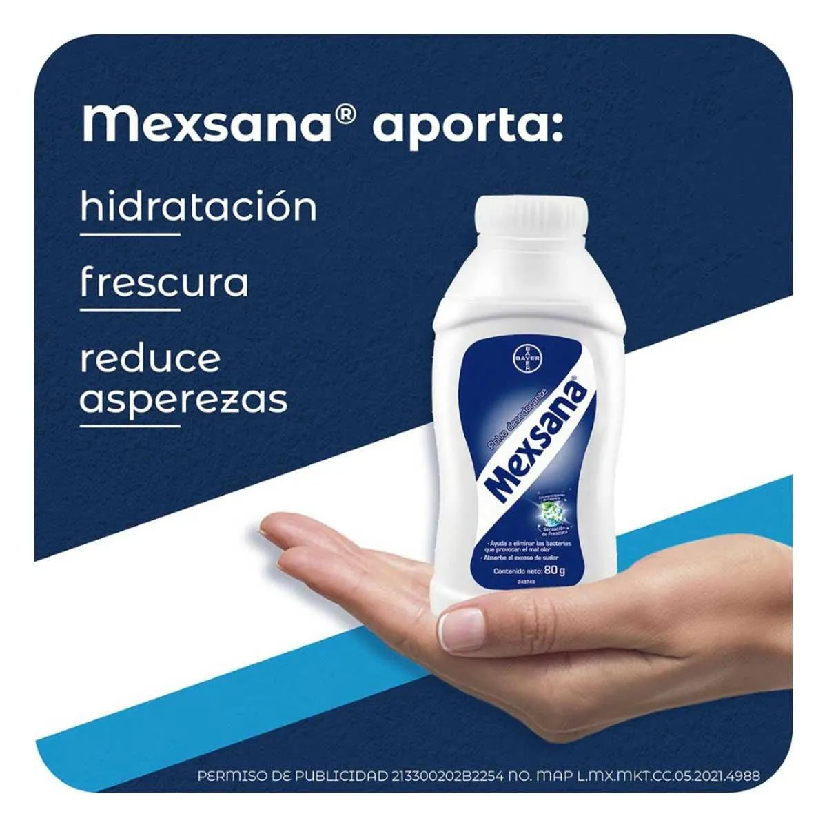 Mexsana Talco Para Pies 80g