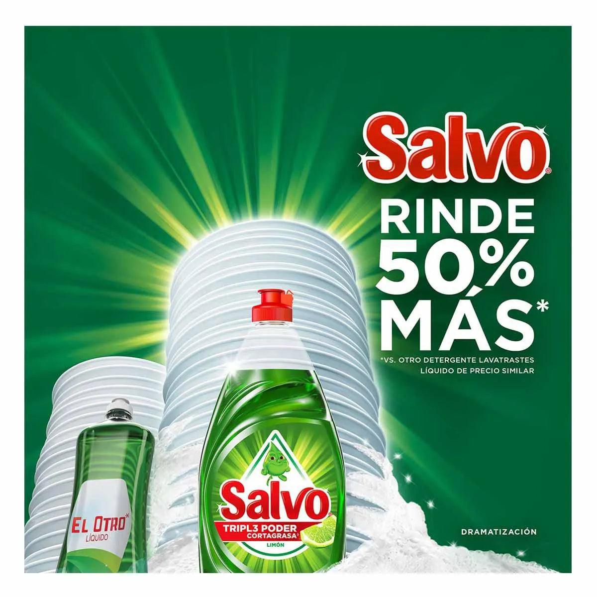Lavatrastes Salvo Limón 300ml