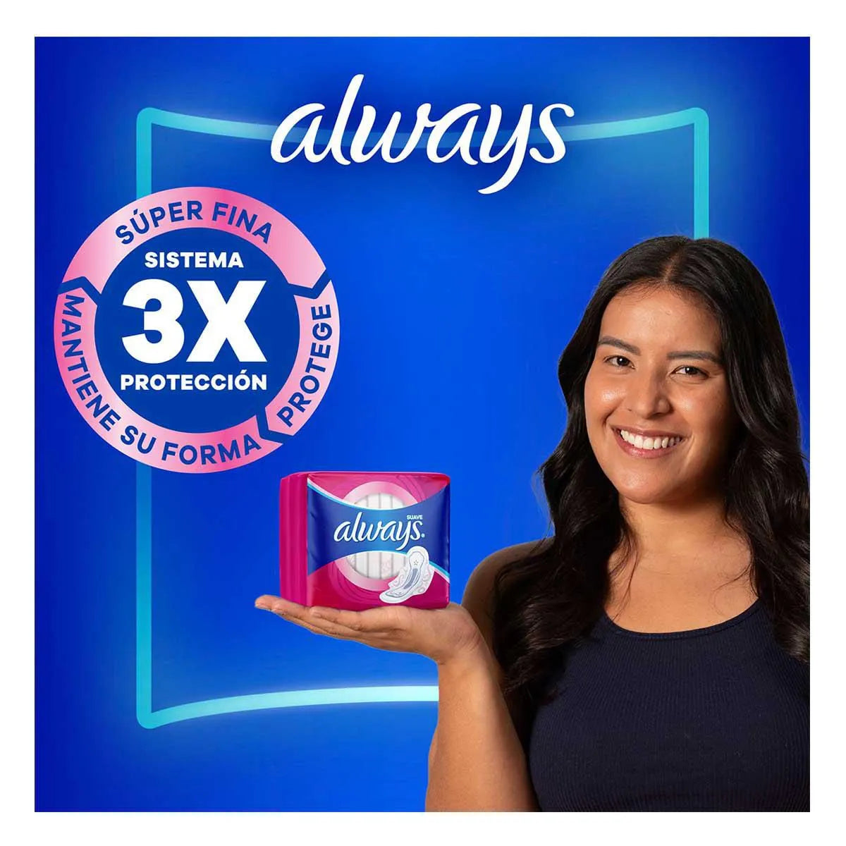 Always Suave Flujo Abundante 10 pzs