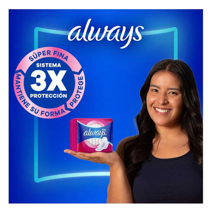 Always Suave Flujo Abundante 10 pzs
