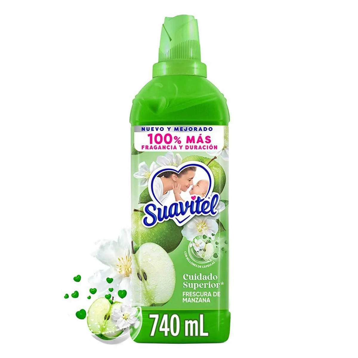 Suavizante de Telas Suavitel Frescura de Manzana 740ml