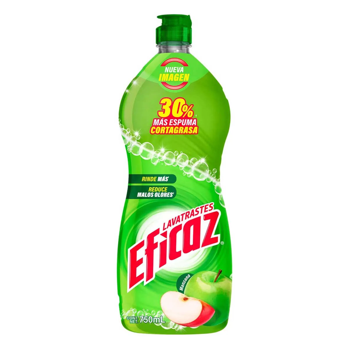 Lavatrastes Líquido Corta Grasa Eficaz Manzana 350ml