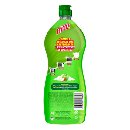 Lavatrastes Líquido Corta Grasa Eficaz Manzana 350ml