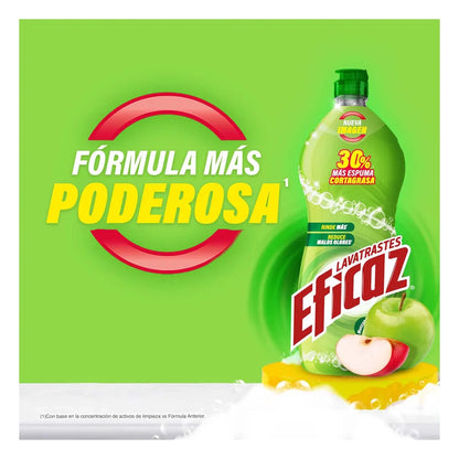 Lavatrastes Líquido Corta Grasa Eficaz Manzana 350ml