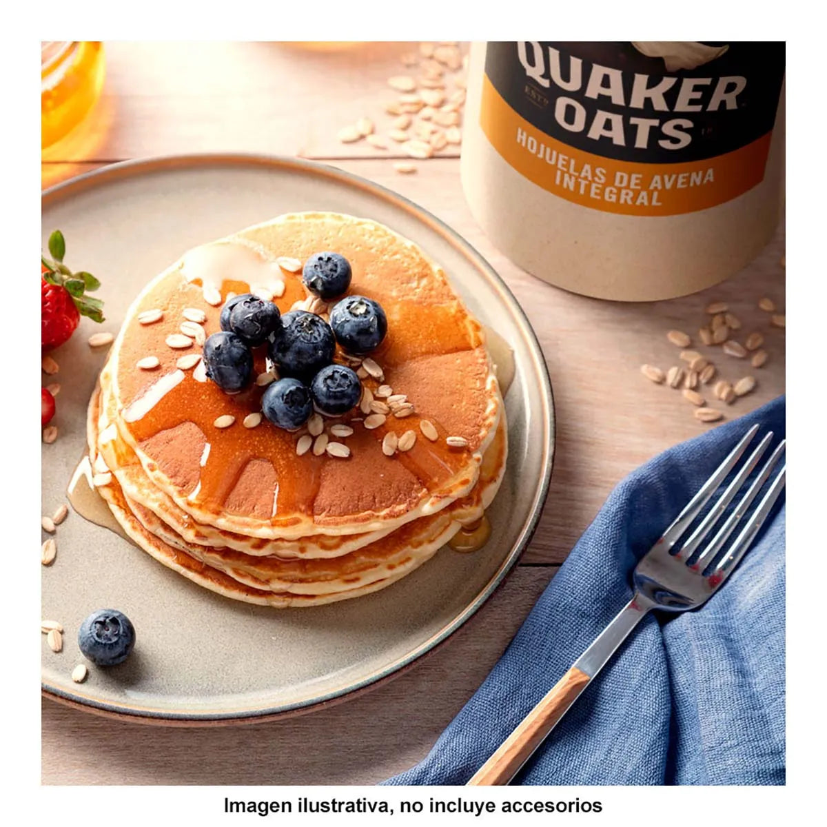 Hojuelas De Avena Integral Quaker Oats 475g