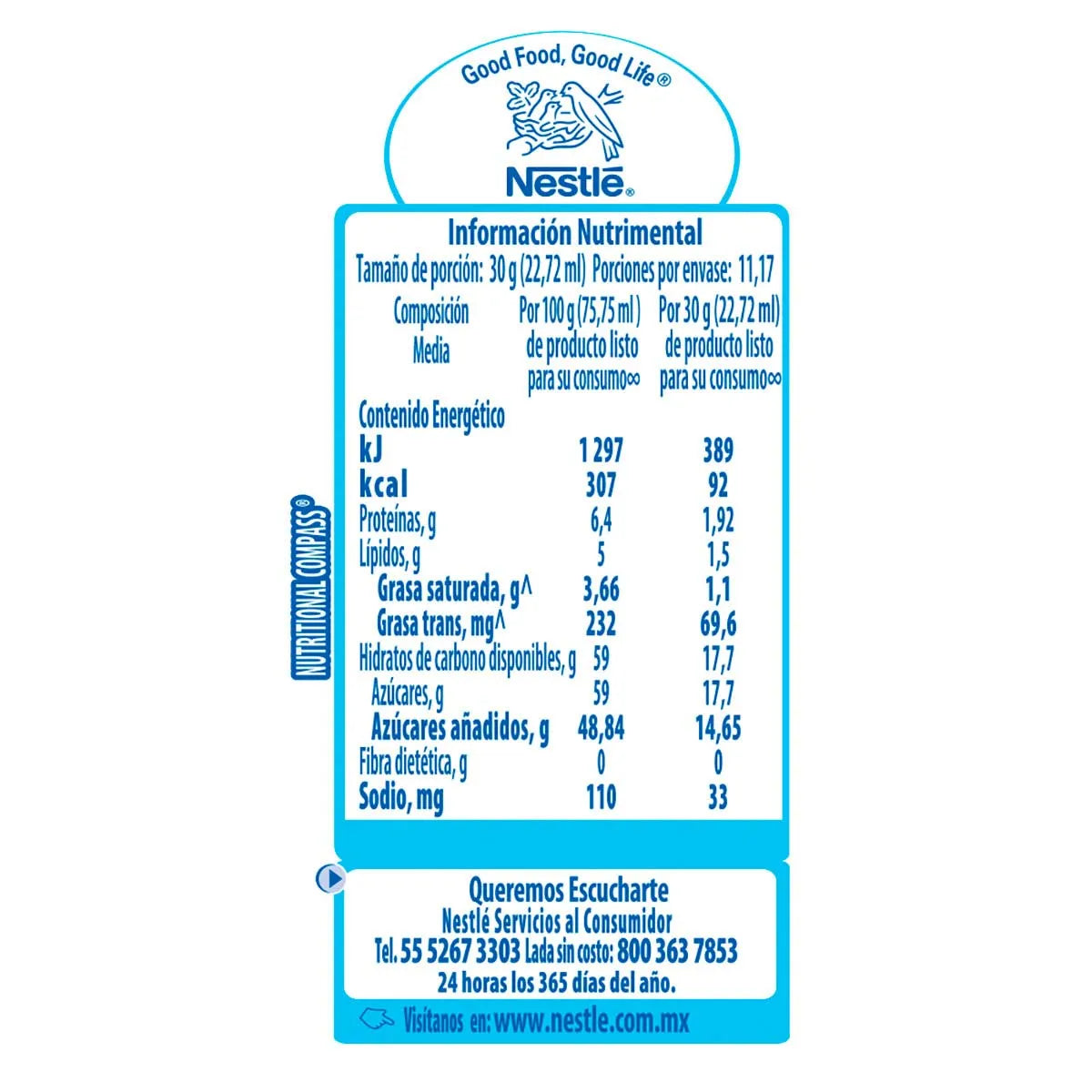 Leche Condensada Nestlé La Lechera Sirve Fácil Original 335g