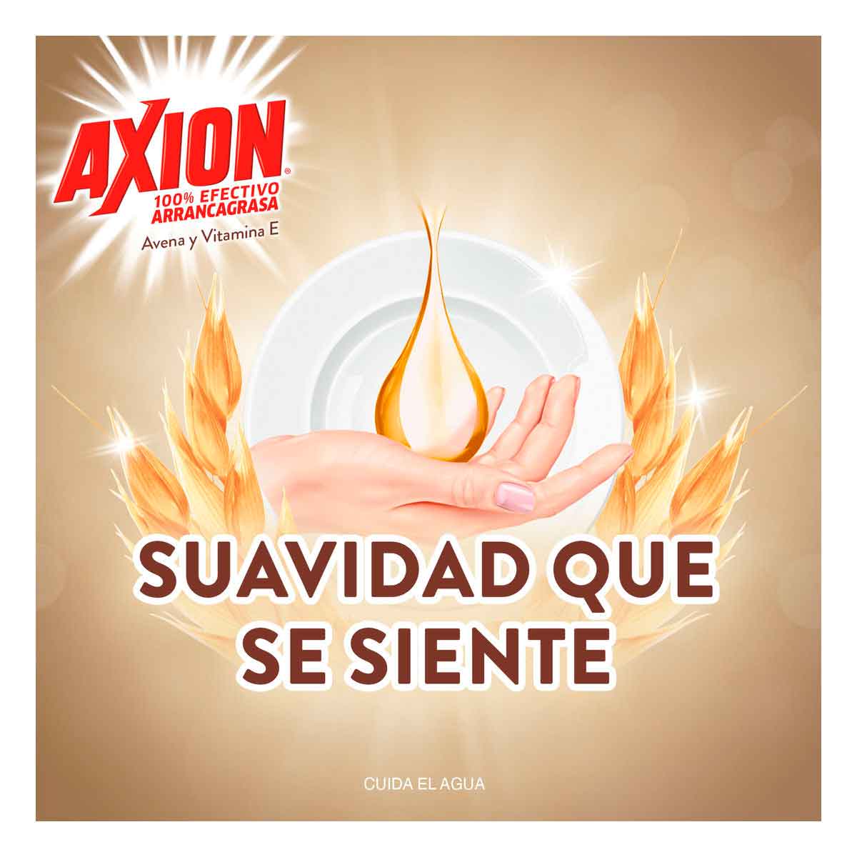 Lavatrastes Axion Cuidado de Manos Avena Líquido 640ml