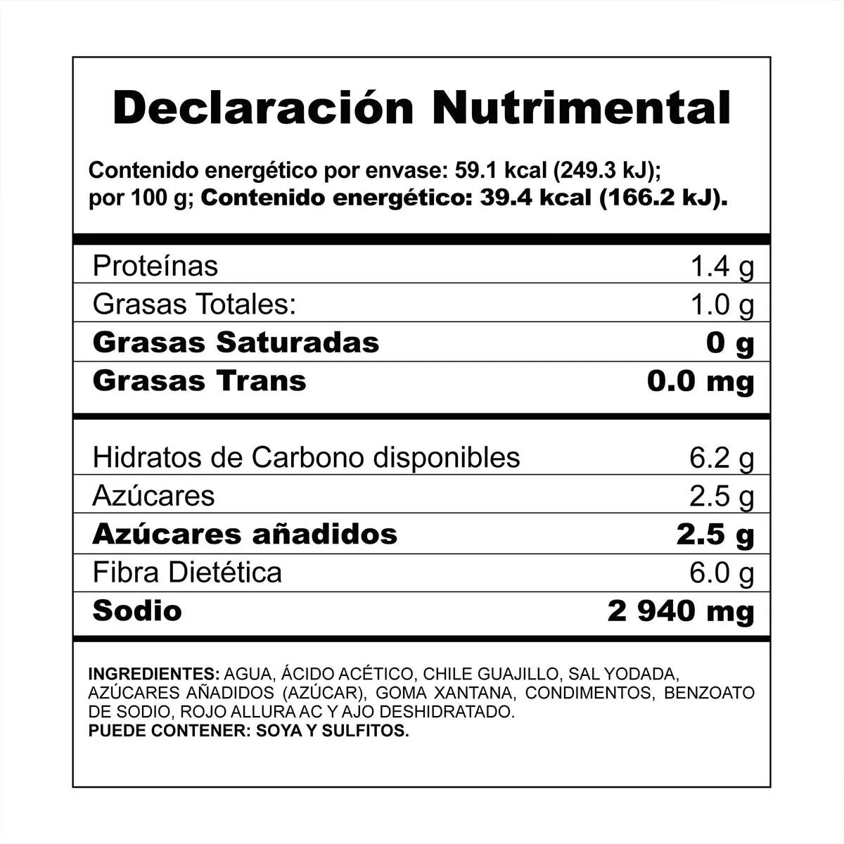 Salsa Búfalo Clásica 150ml