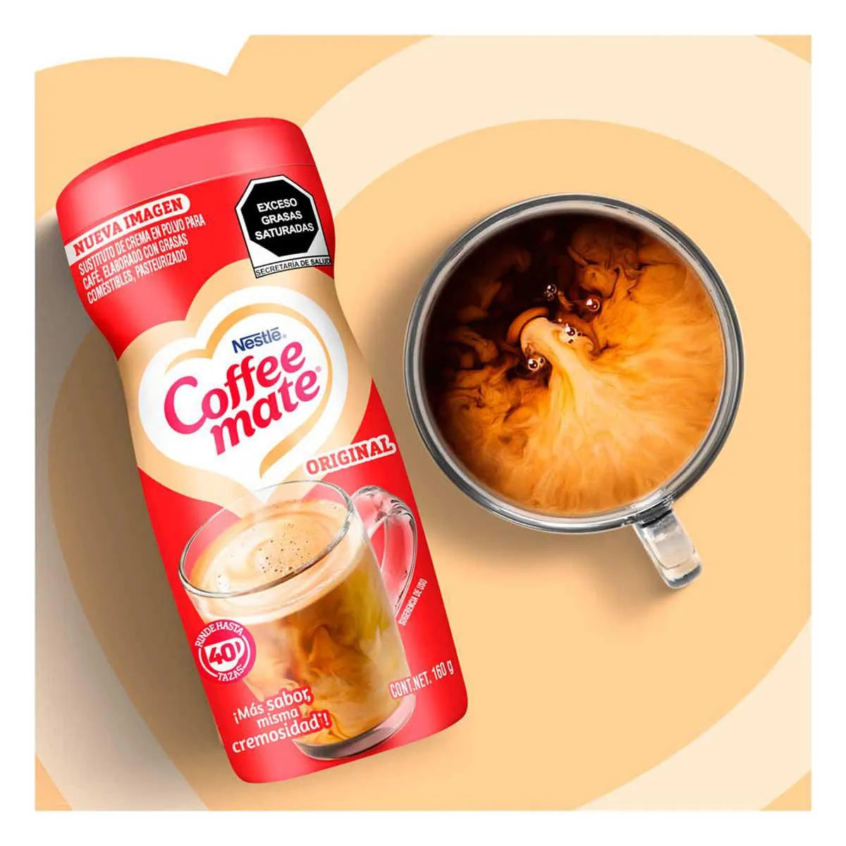 Crema para Café Coffee Mate Polvo Original 160g