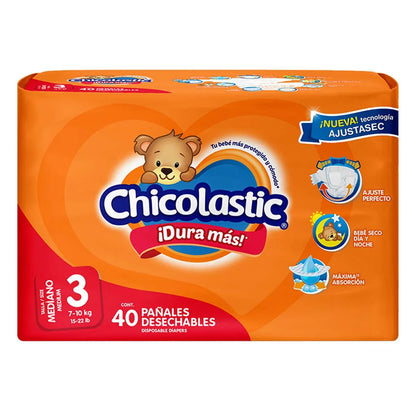 Pañales Chicolastic Etapa 3 Talla Mediano 40 pzs