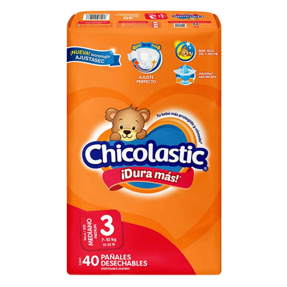 Pañales Chicolastic Etapa 3 Talla Mediano 40 pzs