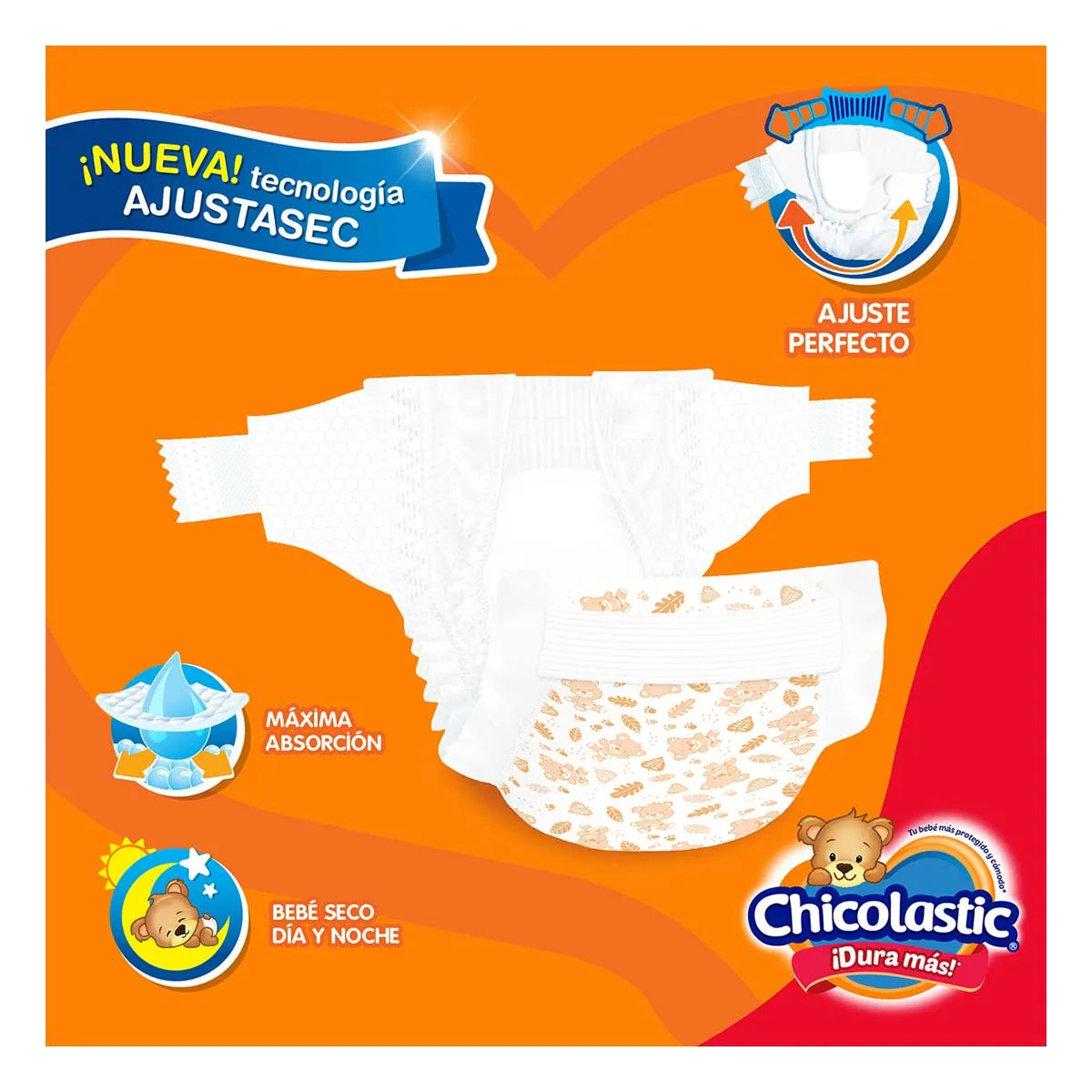 Pañales Chicolastic Etapa 3 Talla Mediano 40 pzs