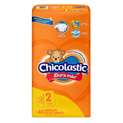 Pañales Chicolastic Etapa 2 Talla Chico 40 pzs