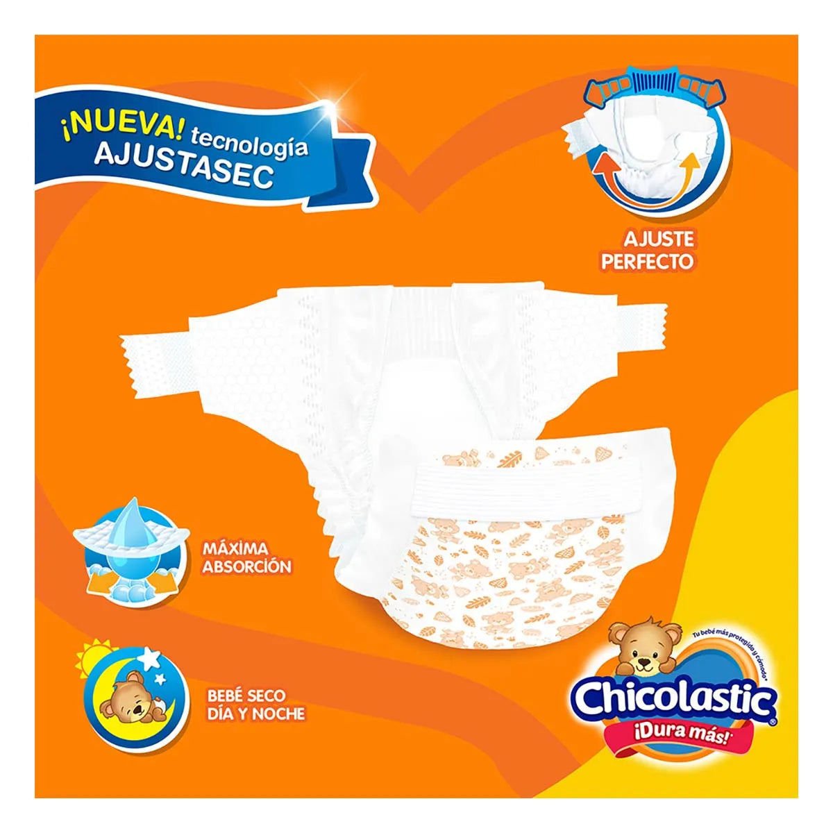 Pañales Chicolastic Etapa 2 Talla Chico 40 pzs